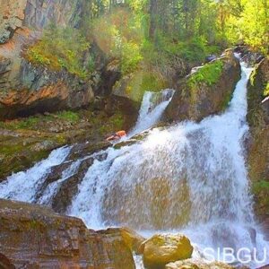 Водопад Большой Уларский водопад